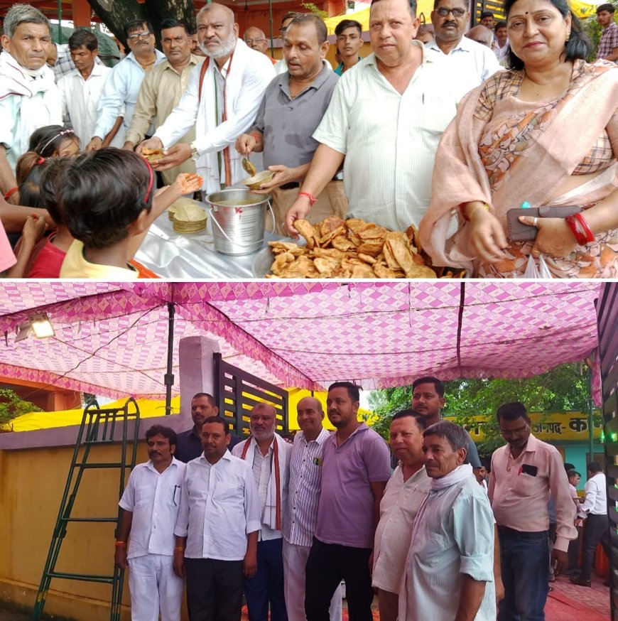 रनिया के किशरवल रोड स्थित बाबा पातालेश्वर महाराज का धूमधाम से हुआ रुद्राभिषेक
