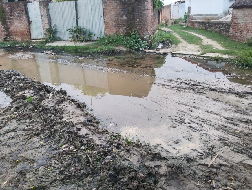 ईसानगर क्षेत्र के मजरा शिवपुर में रास्ते के लिए तरस रही कश्यप बस्ती