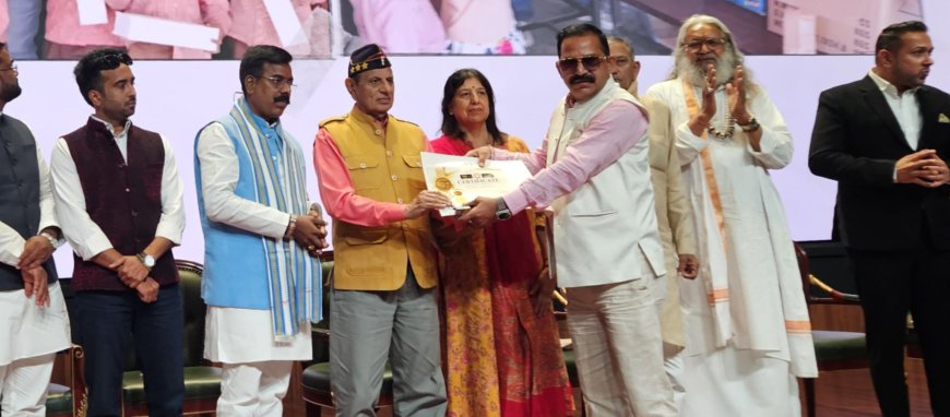 बुलंदशहर के सामाजिक कार्यकर्ता संदीप चौधरी को दिल्ली में मिला संभाजी महाराज उद्घोष सम्मान पत्र