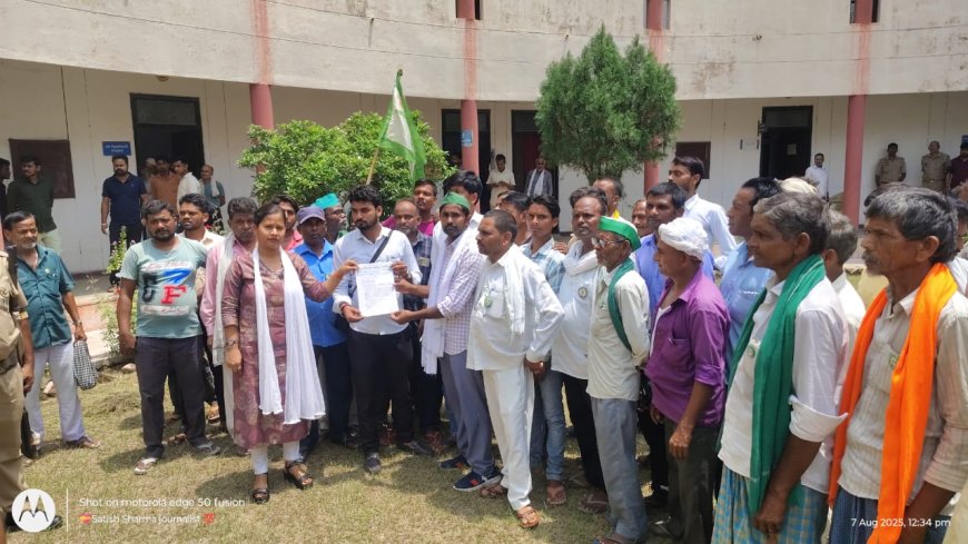 भारतीय किसान यूनियन अराजनैतिक संगठन ने बैठक कर नायब तहसीलदार अन्नू सिंह को 18 सूत्रीय ज्ञापन सौंपा