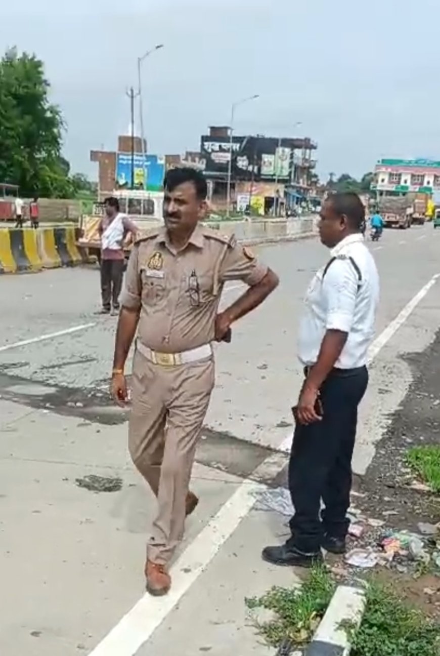 भदोही में हाईवे के उत्तरी लेन एक माह बाद चालू हुआ आवागमन