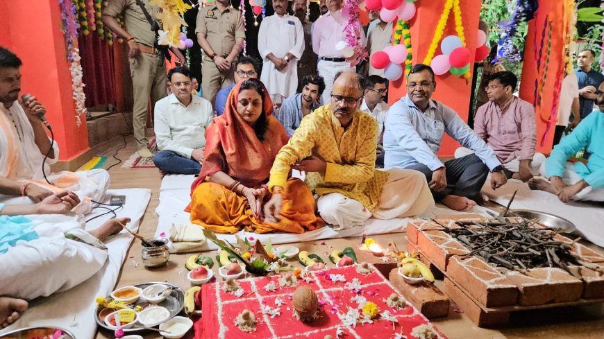 रिजर्व पुलिस लाइन्स चित्रकूट में धूमधाम से मनाई गयी श्रीकृष्ण जन्माष्टमी