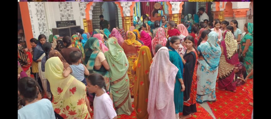 केशोपुर सठला में धूमधाम से मनाई गई कृष्णा की छठी, धूमधाम से मनाई