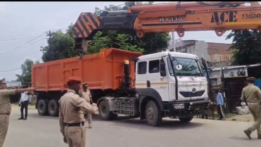 रायबरेली में ताबड़तोड़ ट्रैफिक अभियान, 37 वाहन चालान, 5 सीज़