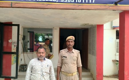 थाना कोतवली कर्वी पुलिस टीम ने 01 वारंटी अभियुक्त को किया गिरफ्तार