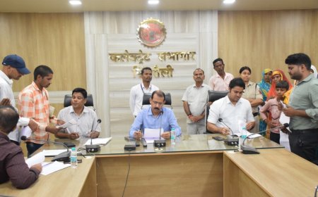 कलेक्टर ने की 95आवेदन पत्रो पर जन सुनवाई अधिकारी आवेदनो का तत्परता से निकरारणकर आवेदनकर्ता को अवगत कराये