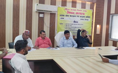 ब्लाक बाल कल्याण एवं संरक्षण समिति, विकास खण्ड पहाडी चित्रकूट की बैठक खण्ड विकास अधिकारी संजय कुमार पाण्डेय की अध्यक्षता में सकुशल सम्पन्न हुई।