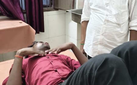 बाइक से बाइक की टक्कर में एक युवक हुआ गम्भीर रूप से घायल  संयुक्त चिकित्सालय सिरौलीगौसपुर में भर्ती कराया गया