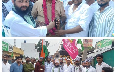 शानो शौकत से निकाला गया जुलूस-ए- मोहम्मदी