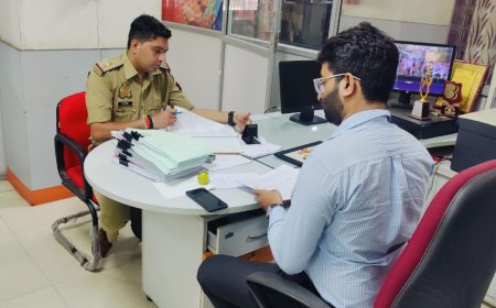 चित्रकूट पुलिस द्वारा बैंक एवं वित्तीय संस्थानों की चेकिंग की गयी