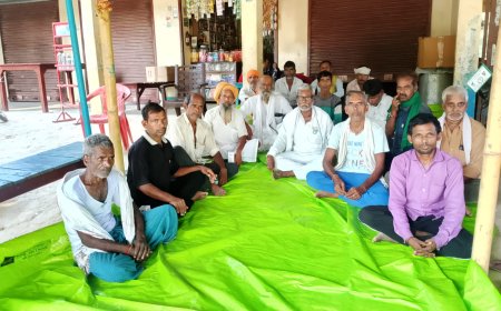 भा कि यू महत्मा टिकैत गुट की मासिक बैठक हुई