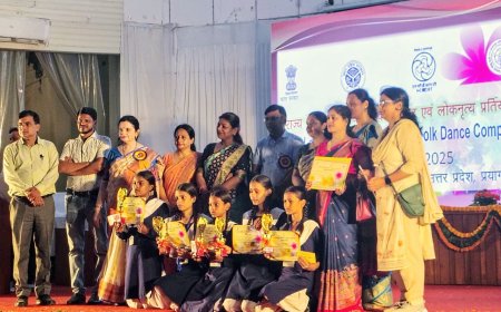 राज्य स्तरीय प्रतियोगिता में छात्राओं ने चित्रकूट का नाम किया रोशन