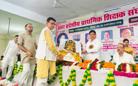 प्राथमिक शिक्षक संघ के जनपदीय शिक्षक सम्मेलन में शिक्षकों की समस्याओं पर हुआ मंथन