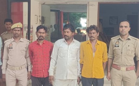 कोतवाली कर्वी पुलिस टीम ने 03 वारण्टी अभियुक्तों को किया गिरफ्तार