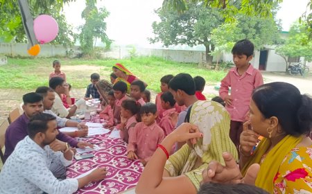 समाजसेवी राहुल सिंह के नेतृत्व हुआ स्वास्थ्य शिविर का आयोजन