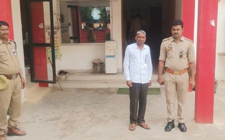 कोतवाली कर्वी पुलिस टीम ने 01 वारंटी अभियुक्त को किया गिरफ्तार