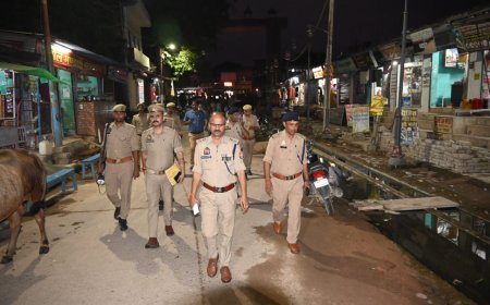 पुलिस अधीक्षक चित्रकूट द्वारा आश्विन मास/पितृ विसर्जनी अमावस्या मेला क्षेत्र का भ्रमण कर सुरक्षा व्यवस्था का जायजा लिया