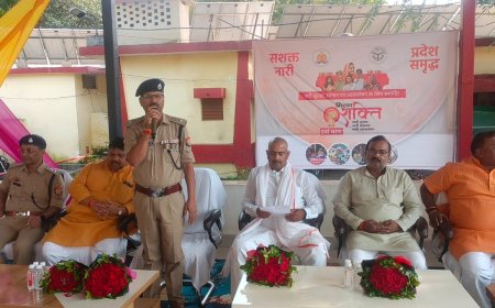 मिशन शक्ति-5.0: महिलाओं की सुरक्षा व स्वावलंबन की नई पहल — जनपद चित्रकूट में महिला सुरक्षा बल की जागरूकता बाइक रैली निकाली गई