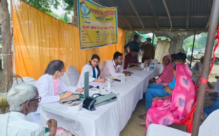 निःशुल्क मेडिकल कैम्प का आयोजन दुर्जनपुर पटटी गांव में किया गया