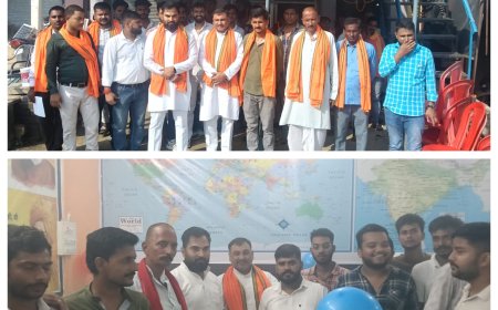 श्रीकोटवाधाम चौराहे पर टाइगर लाइब्रेरी का भाजपा नेता रामबाबू द्विवेदी ने फीता काट कर उदघाटन किया