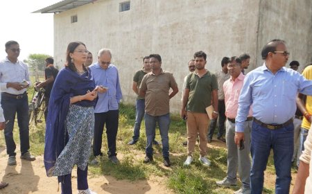 सिंगरौली नगर निगम आयुक्त का वार्ड 28 एवं 29 का दौरा  रोड, नाली व्यवस्था दुरुस्त करने और गौशाला में शेड निर्माण के दिए निर्देश