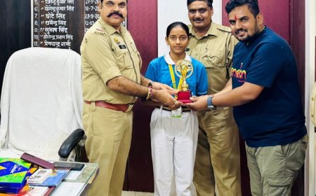 सातवीं की छात्रा को एक दिन के लिए बनाया गया कोतवाली प्रभारी स्याना