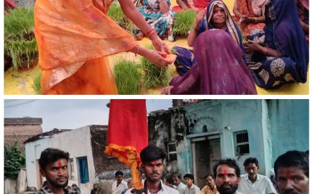 मड़ावरा, साढूमल में भक्तिभाव से विसर्जित हुए जवारे: महाप्रसाद वितरण में सैकड़ों लोगों ने लिया भाग