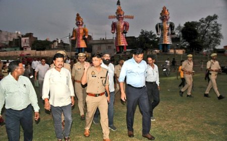 रावण दहन कार्यक्रम के सफल, सुरक्षित एवं शांतिपूर्ण आयोजन हेतु पुलिस अधीक्षक ने दिए आवश्यक दिशा-निर्देश