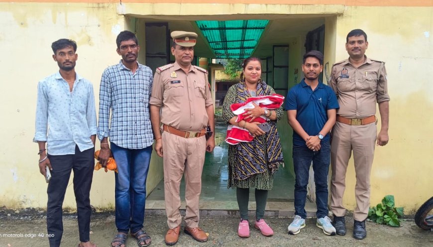 चाइल्ड हेल्पलाइन ने नवजात शिशु को किया संरक्षित परियोजना समन्वयक -मुकेश सिंह