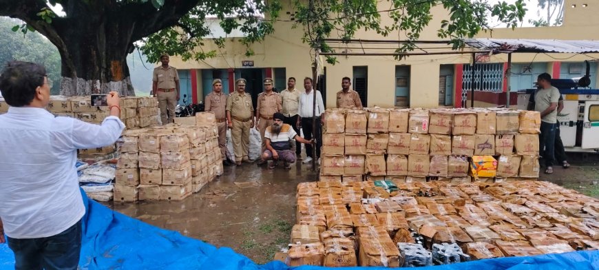 थाना अनपरा व आबकारी विभाग सोनभद्र को मिली बड़ी सफलता