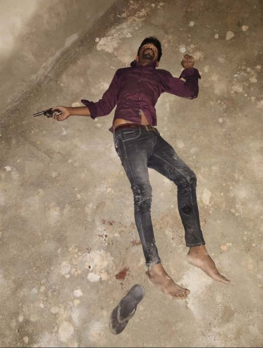 थाना बड़ागांव पुलिस द्वारा मुठभेड़ के बाद तीन अपराधी गिरफ्तार
