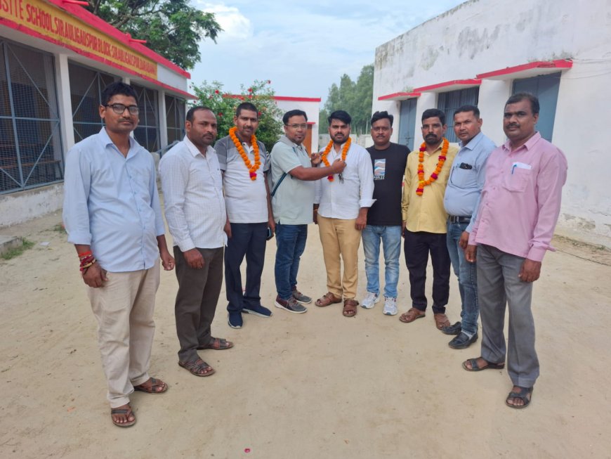 पूर्व माध्यमिक अनुदेशक कल्याण समिति सिरौलीगौसपुर के इन्द्रेश कुमार यादव अध्यक्ष बने