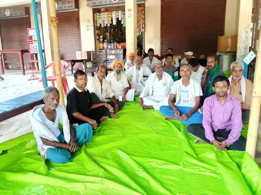 भा कि यू महत्मा टिकैत गुट की मासिक बैठक हुई