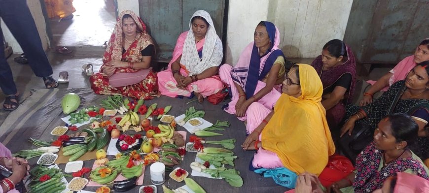 सेवा पखवाड़ा अंतर्गत समस्त आगनवाड़ी केन्द्र में आयोजित की गई पोषण गतिविधिया