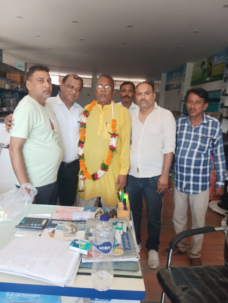 उत्तर प्रदेश उद्योग व्यापार संगठन की लखनऊ में व्यापार की जनसभा के लिए प्रदेश उपाध्यक्ष का दौरा