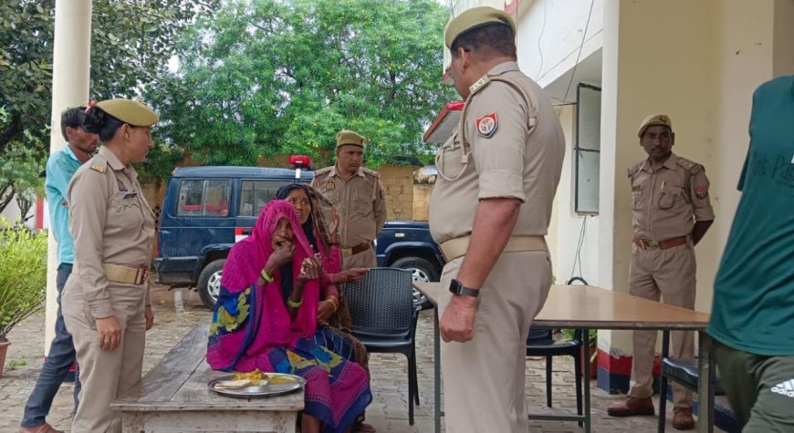थाना नाराहट पुलिस द्वारा मिशन- शक्ति फेज- 5.0 के तहत आगंतुक वृद्ध महिला की समस्या का कराया त्वरित निस्तारण
