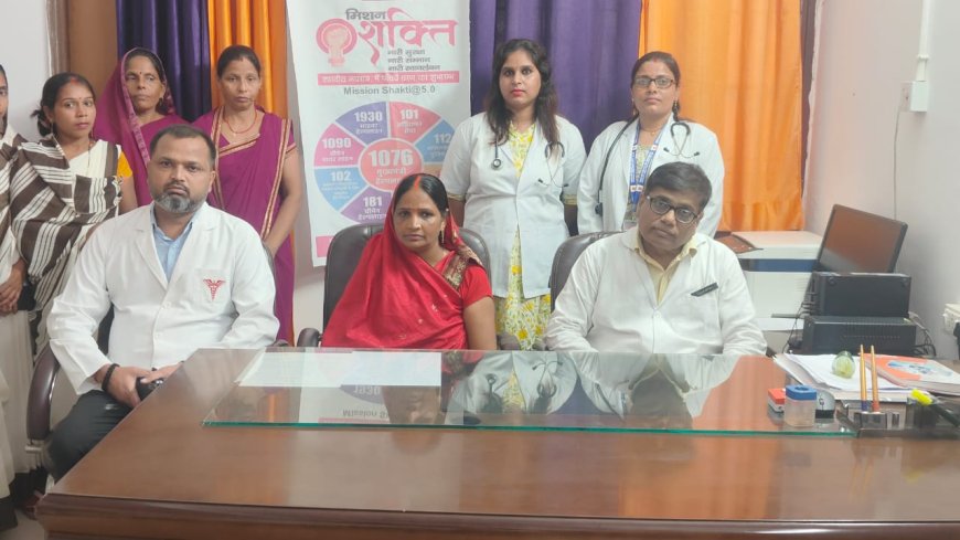 मिशन नारी शक्ति 5,0के क्रम में सामुदायिक स्वास्थ्य केन्द्र सिरौलीगौसपुर में कार्यक्रम का आयोजन किया गया