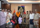 पुलिस विभाग से सेवानिवृत हो रहे उपनिरीक्षक को दी गयी भावभीनी विदाई