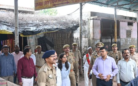 जिलाधिकारी  व पुलिस अधीक्षक  ने संयुक्त रूप से दीपावली मेले की तैयारी को लेकर व्यवस्थाओं का जायजा लिए।