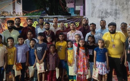 51 कन्या पूजन व हवन के साथ सम्पन्न हुआ दुर्गा आराधना का कार्यक्रम