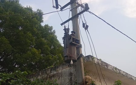 रसूलपुर में ट्रांसफार्मर जला आपूर्ति बाधित