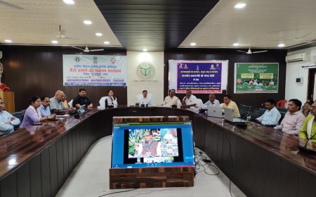 अन्न दाताओ का सम्मान, समृद्ध राष्ट्र का निर्माण व उद्घाटन एवं शिलान्यास  प्रधानमंत्री जी ने रिमोट का बटन दबाकर शुभारंभ किया।