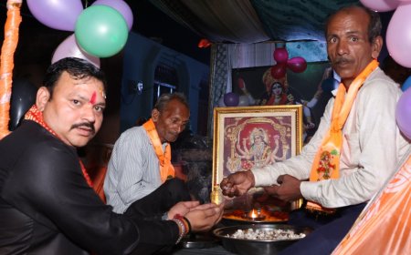 चौथी विशाल महाकाली शोभायात्रा विधि विधान के साथ हुई संपन्न