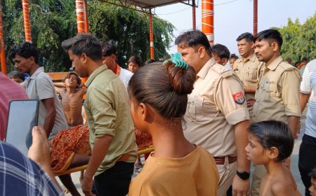 यमुना नदी में डूबती महिला को थाना राजापुर पुलिस बल ने तत्परता दिखाते हुए बचाया