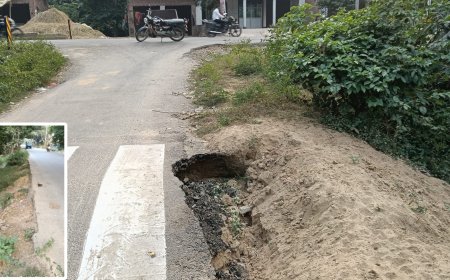 कोटवाधाम टिकैत नगर मार्ग दुर्दशा का शिकार