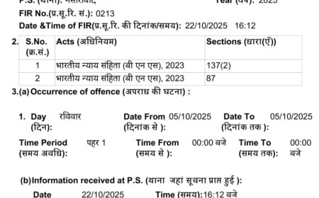 “निष्पक्ष जन अवलोकन” की खबर का बड़ा असर — 18 दिन बाद नाबालिग के अपहरण का दर्ज हुआ मुकदमा, थानाध्यक्ष ने की ताबड़तोड़ कार्रवाई