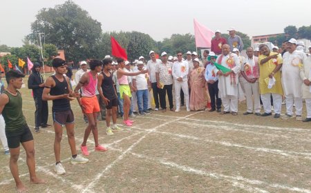 छात्र-छात्राएं खेल के क्षेत्र में अपना कैरियर बना सकते हैं : भैंरों प्रसाद मिश्रा