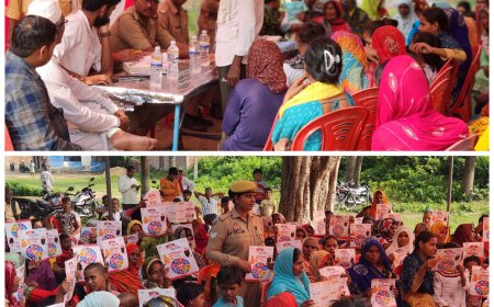 मिशन शक्ति के तहत हजरतपुर गांव में जागरूकता अभियान