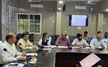 जिलाधिकारी की अध्यक्षता में सम्पन्न हुआ जिला स्वास्थ्य समिति, शासी निकाय की मासिक समीक्षा बैठक