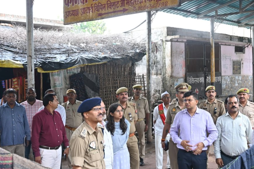 जिलाधिकारी  व पुलिस अधीक्षक  ने संयुक्त रूप से दीपावली मेले की तैयारी को लेकर व्यवस्थाओं का जायजा लिए।